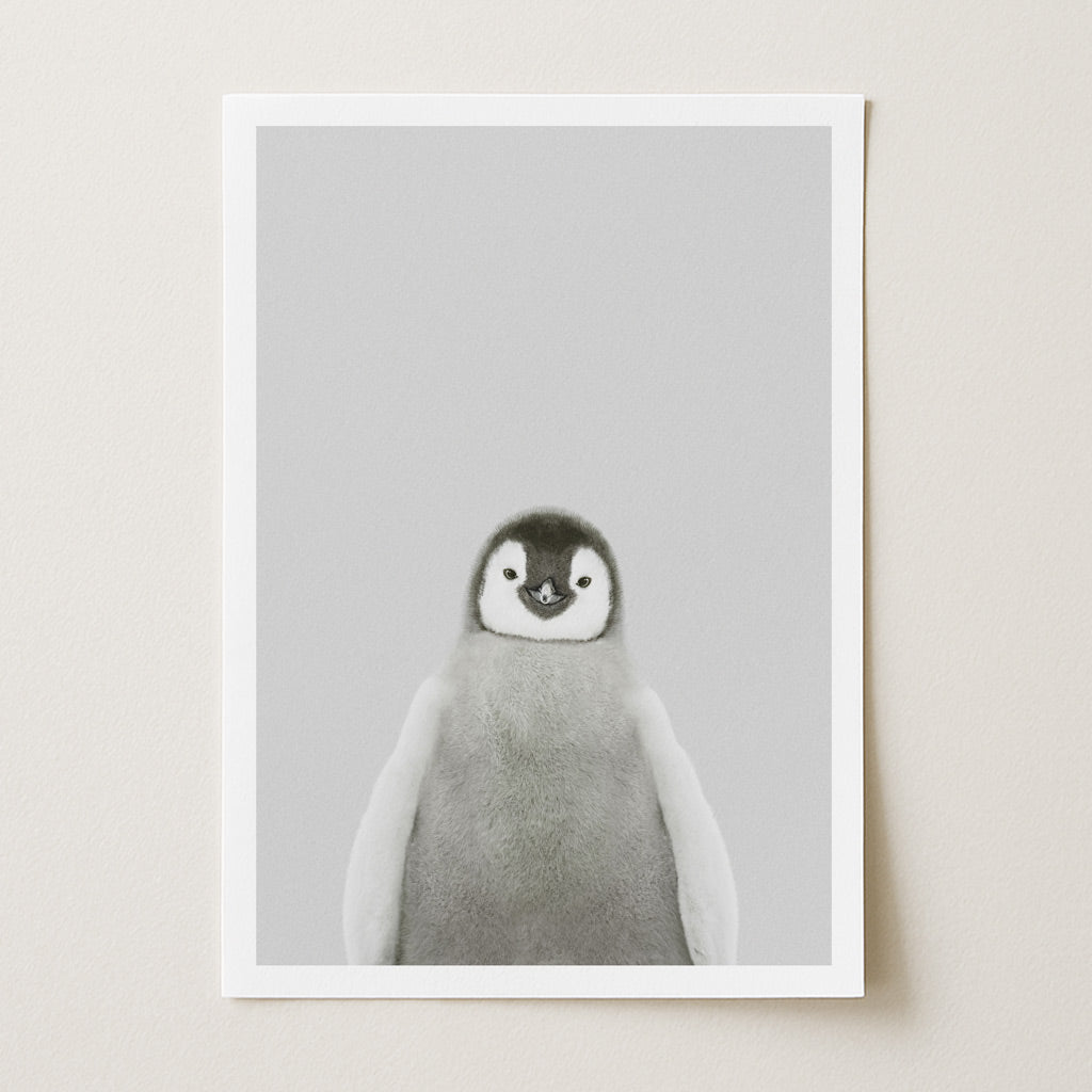 Baby Penguin Nursery Print - Adorable Arctic Animal Wall Art for Nurseries