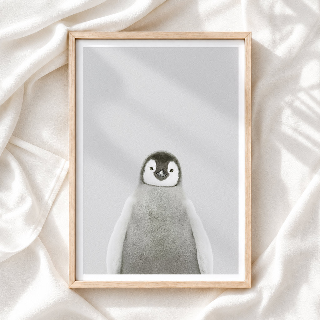 Baby Penguin Nursery Print - Adorable Arctic Animal Wall Art for Nurseries