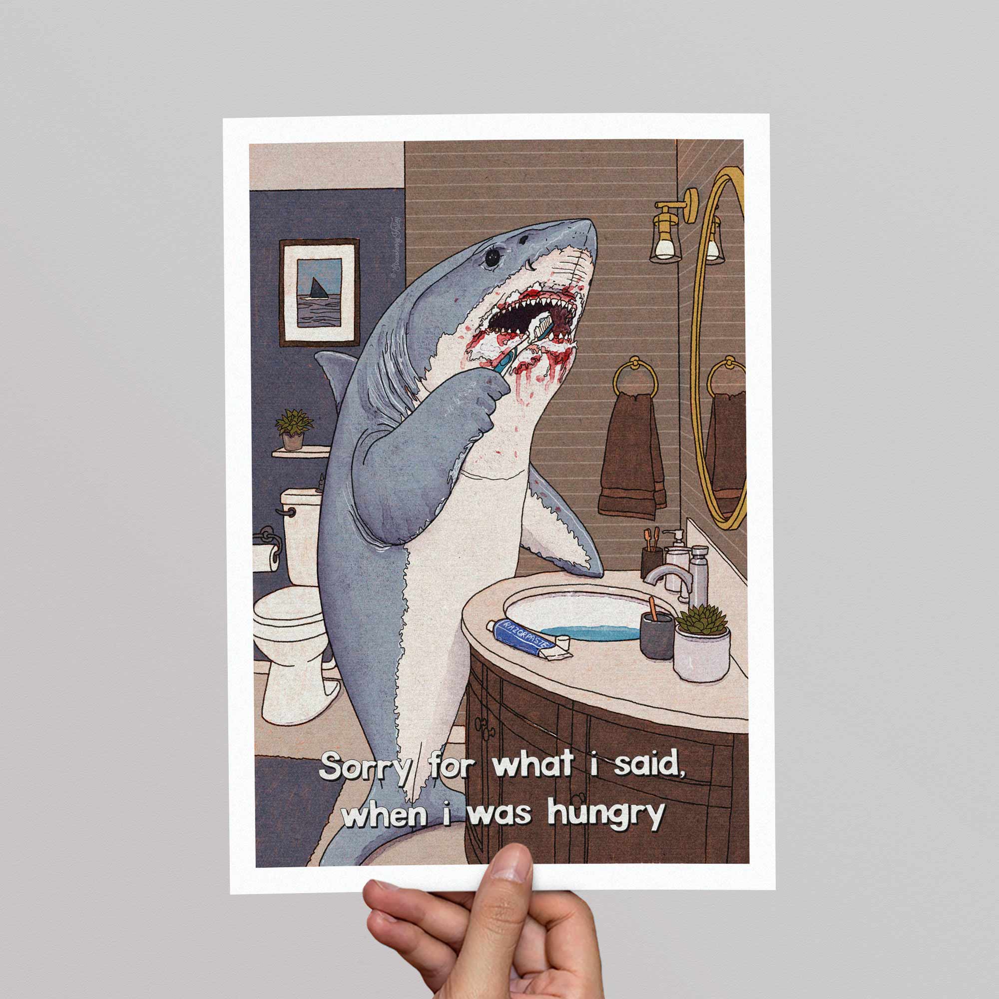 'Hanger Issues' - Art Print