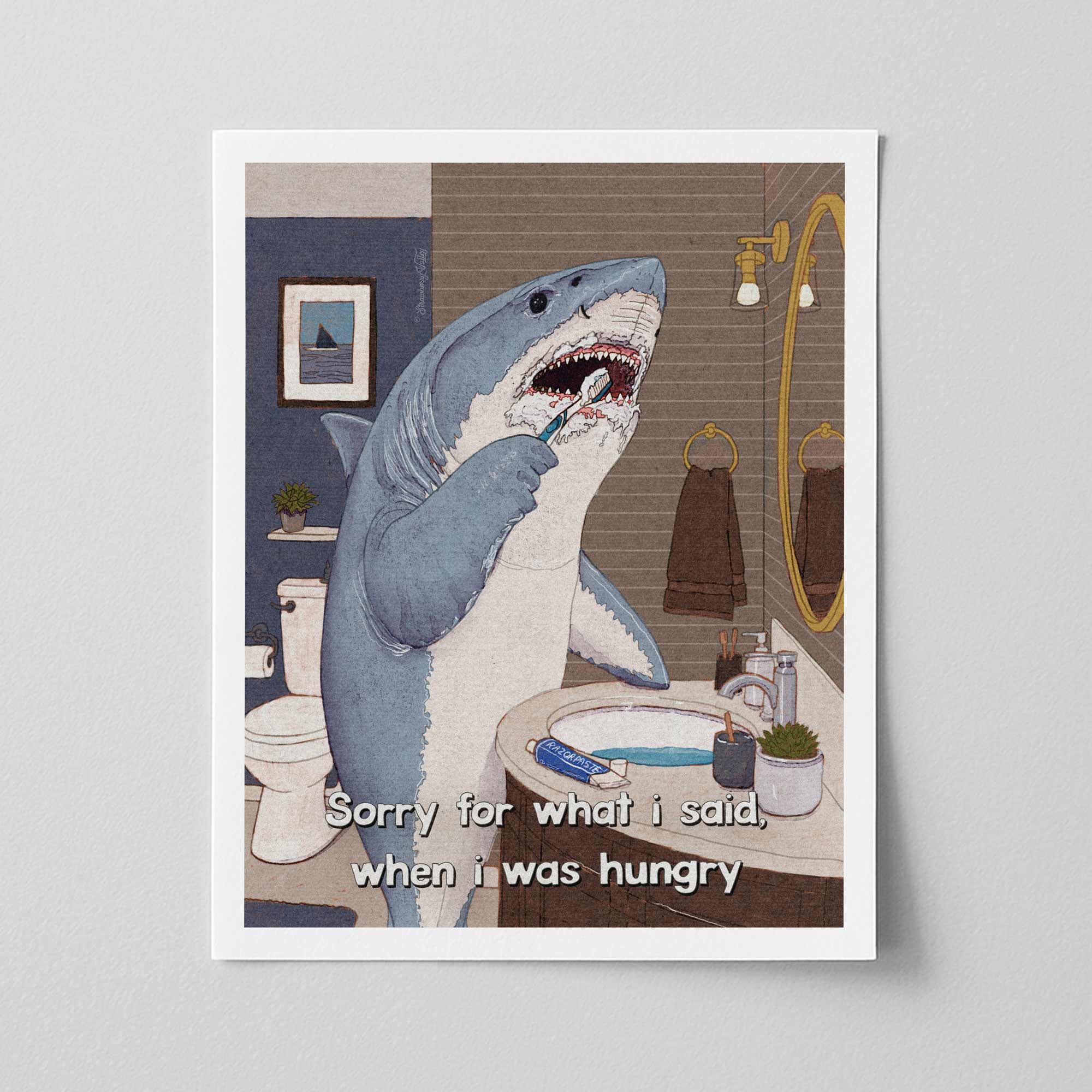 'Hanger Issues' - Art Print
