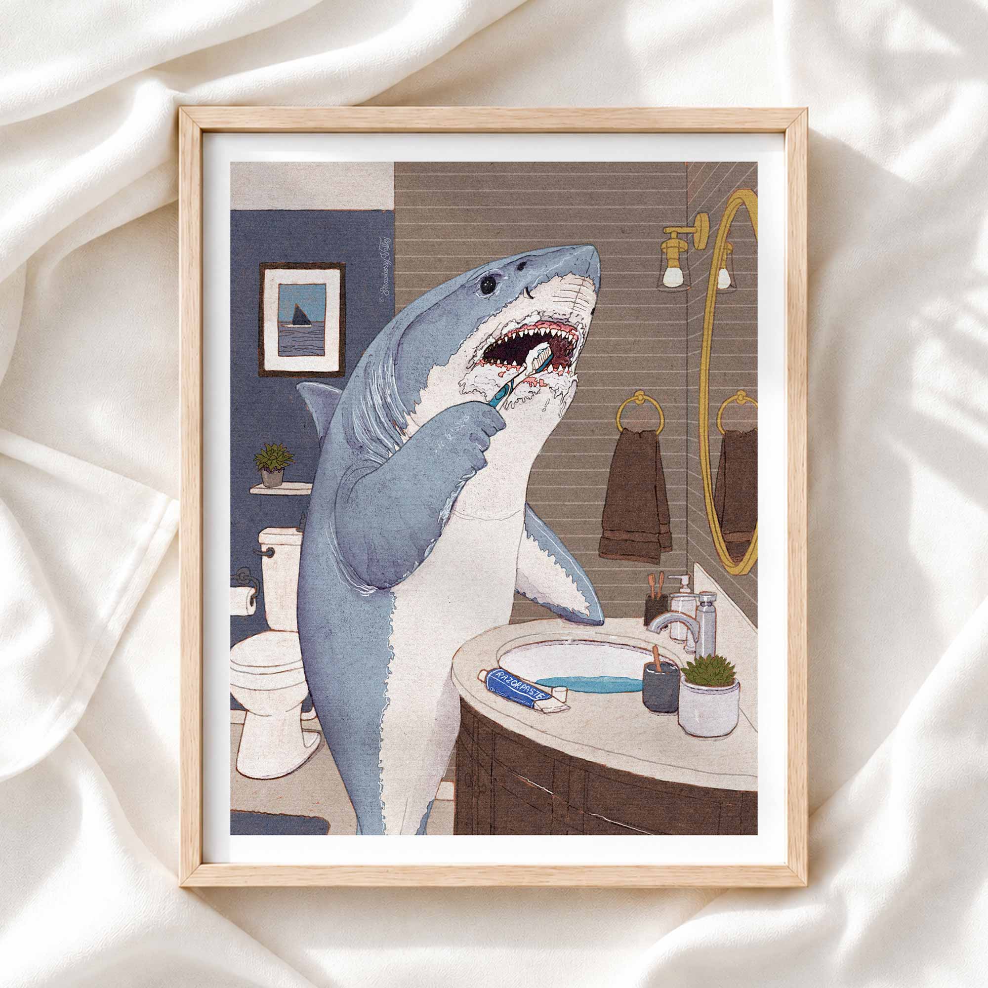 Always Brush Your Teeth - 8x10 Art Print