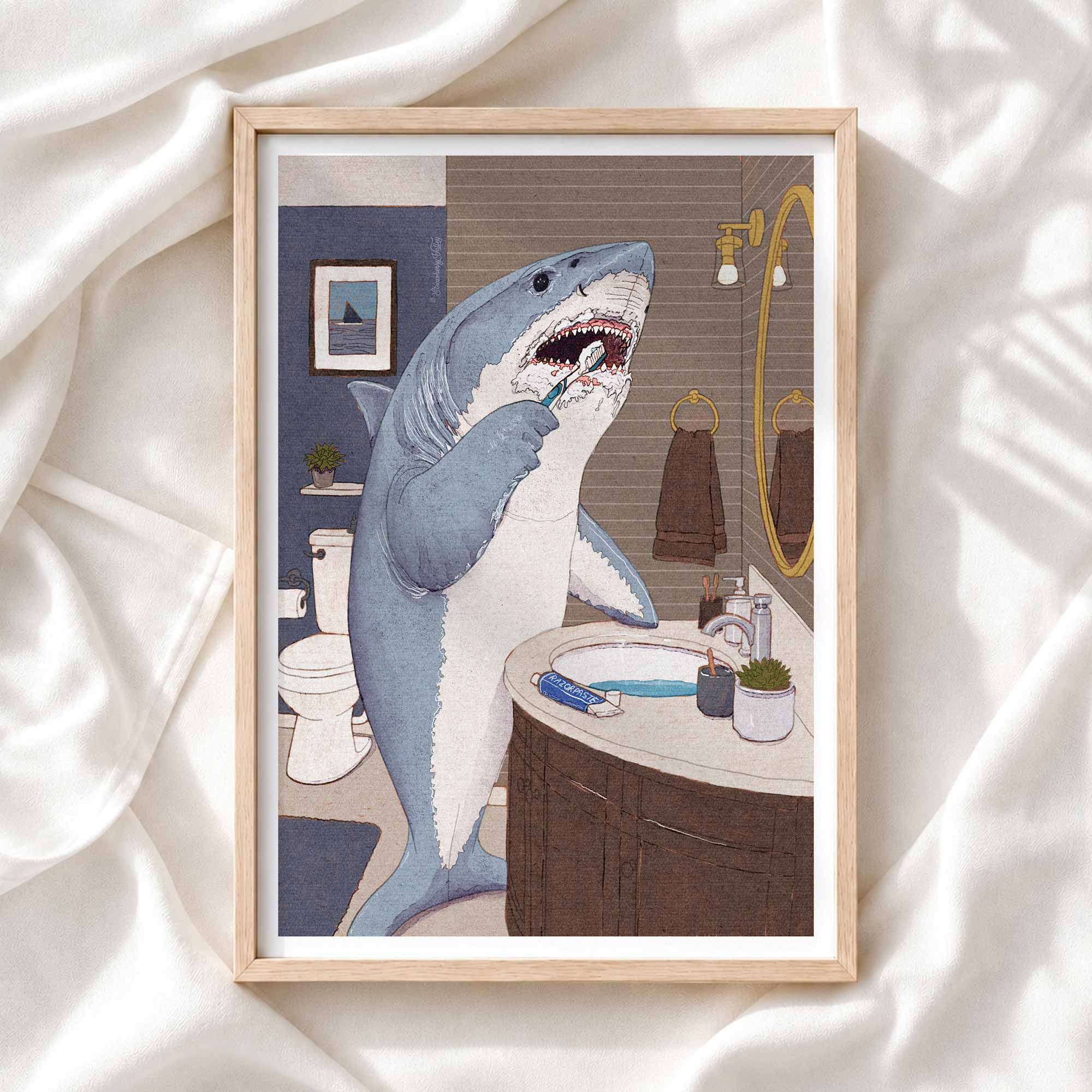 Always Brush Your Teeth - Art Print