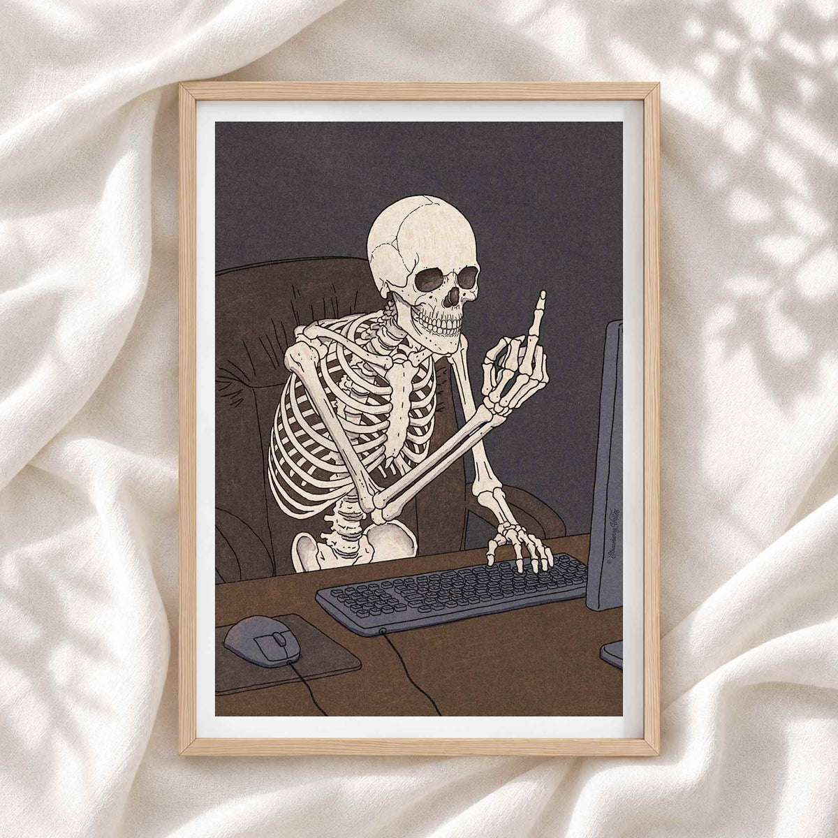 I Don’t Enjoy Small Talk – Art Print