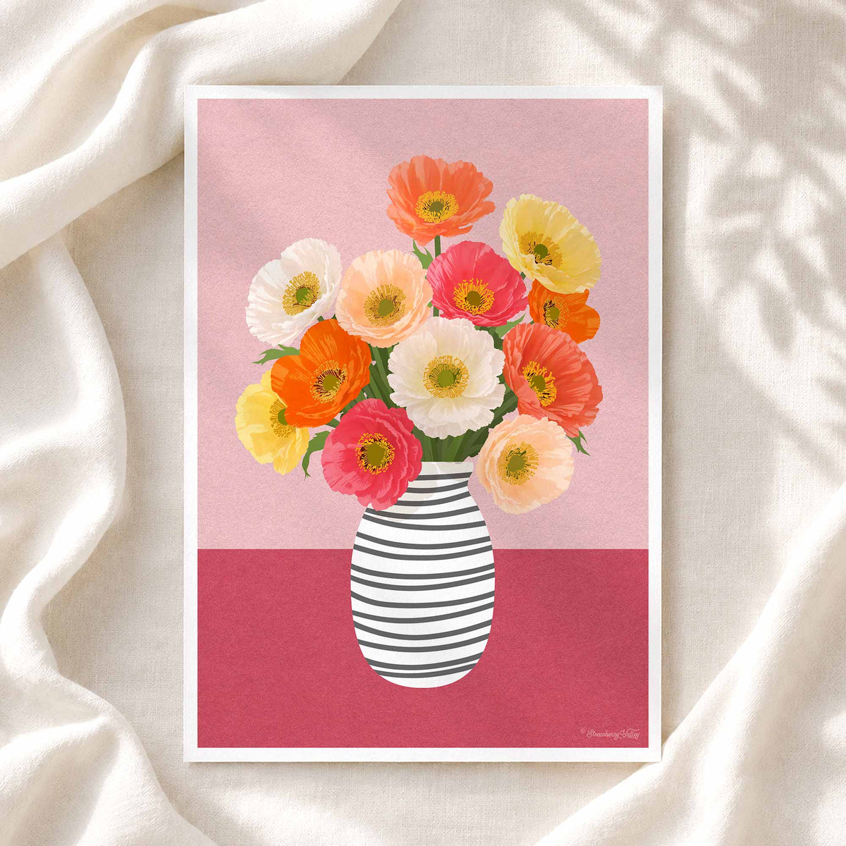 Icelandic Poppies – Modern Floral Art Print