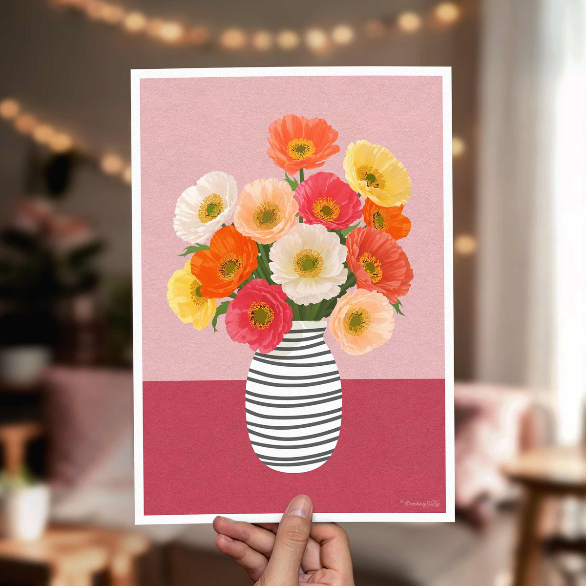 Icelandic Poppies – Modern Floral Art Print