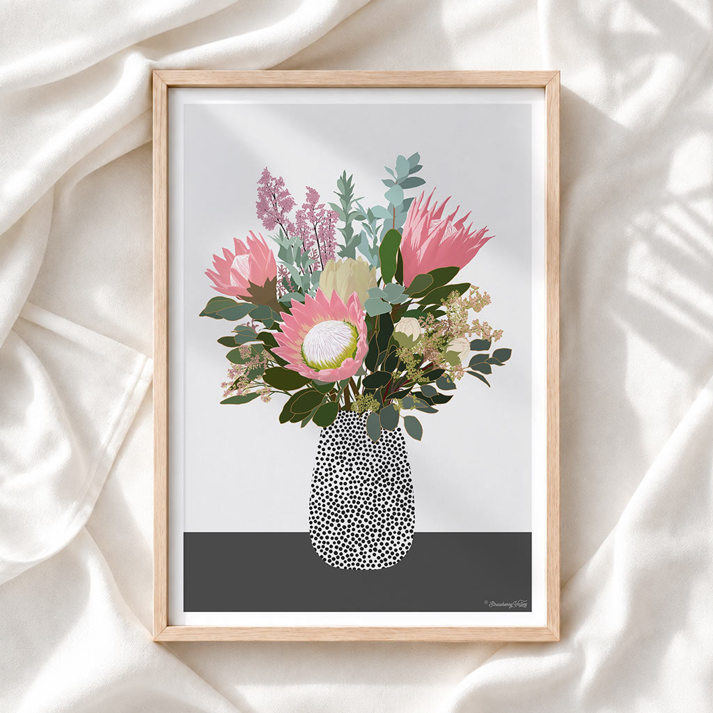 'King Protea' - Art Print