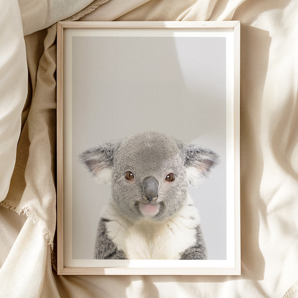 Koala Nursery Print - Sweet Australian Animal Art for Baby Rooms