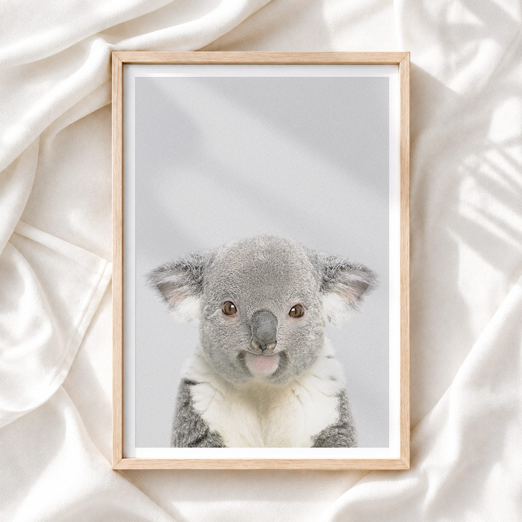 Koala Nursery Print - Sweet Australian Animal Art for Baby Rooms