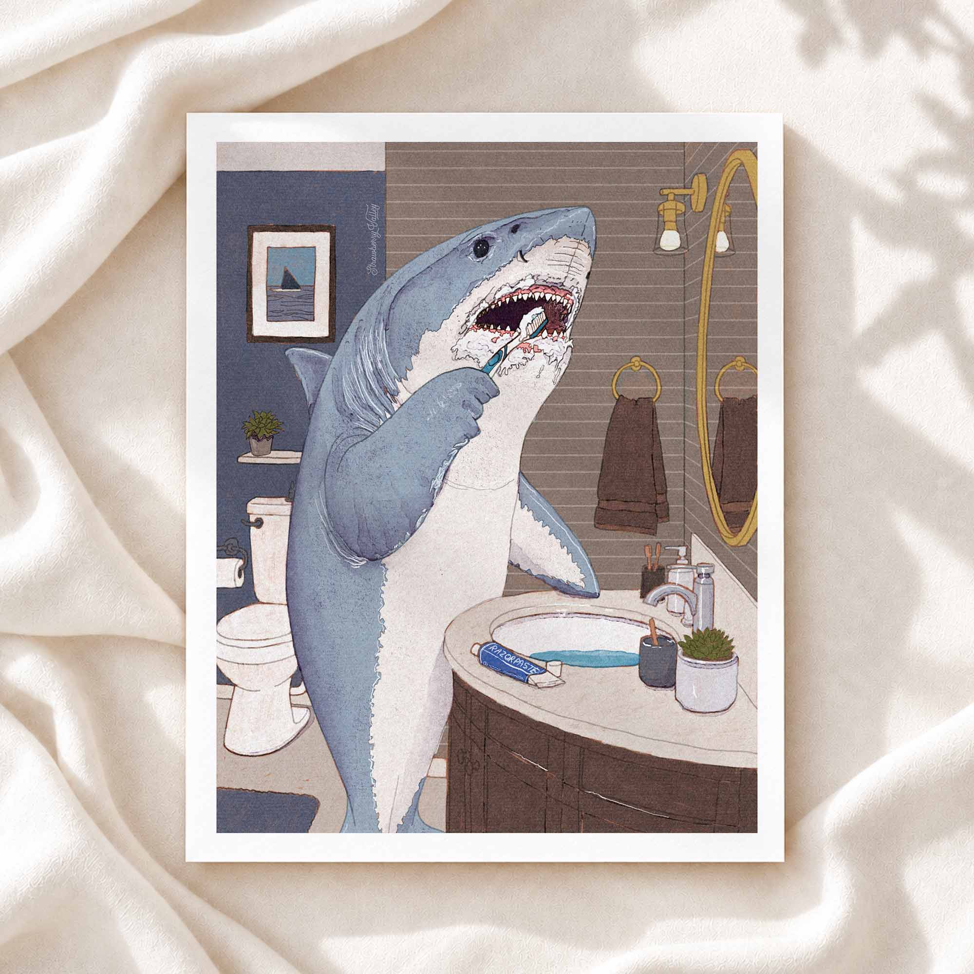 Look After Your Teeth – 8x10" Art Print