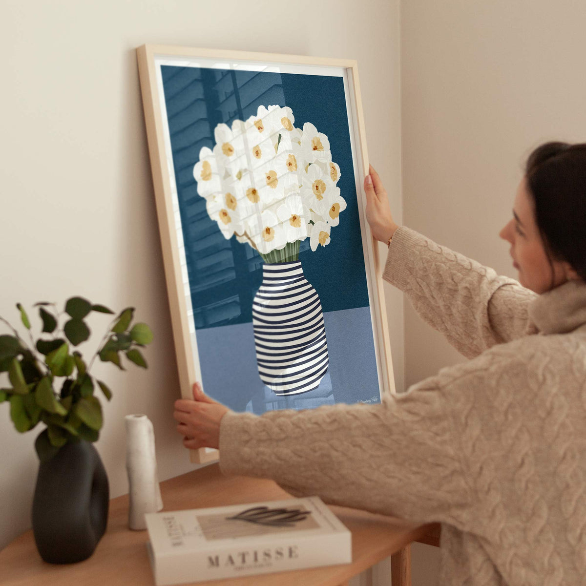 Tazetta Narcissus – Modern Floral Art Print