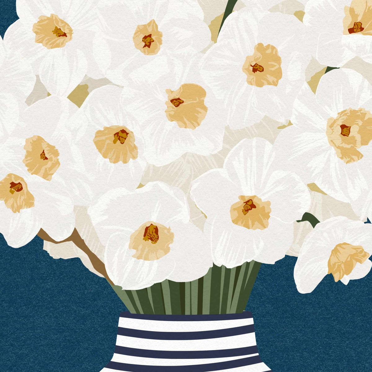 Tazetta Narcissus – Modern Floral Art Print
