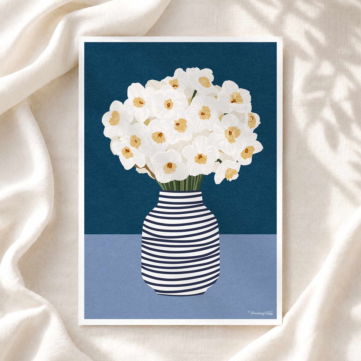 Tazetta Narcissus – Modern Floral Art Print
