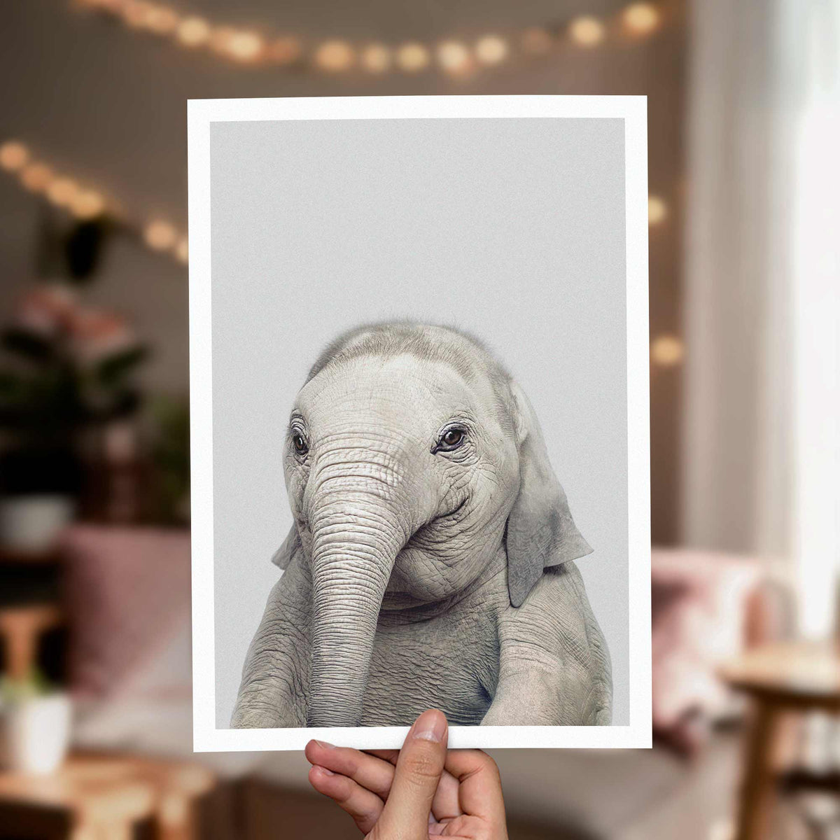 Elephant - Nursery Animal Print