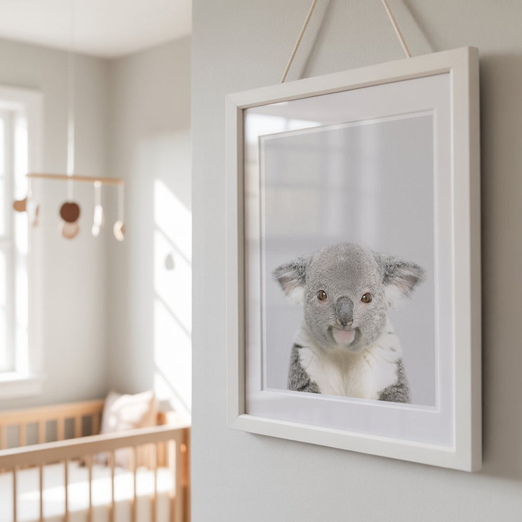 Koala Nursery Print - Sweet Australian Animal Art for Baby Rooms