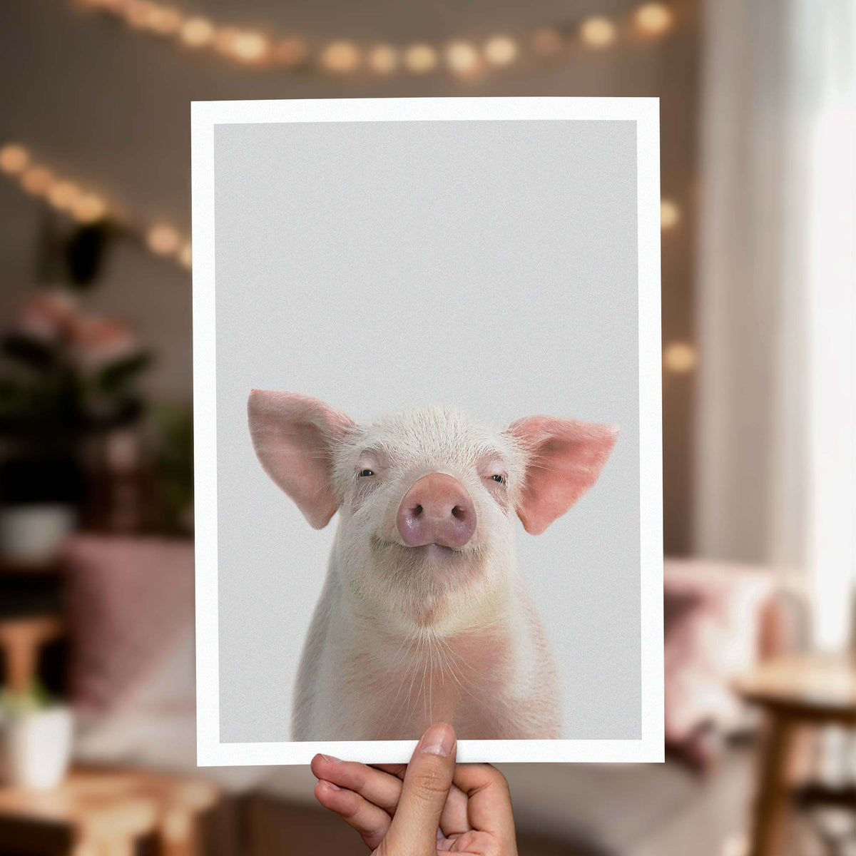 Piglet - Nursery Animal Print