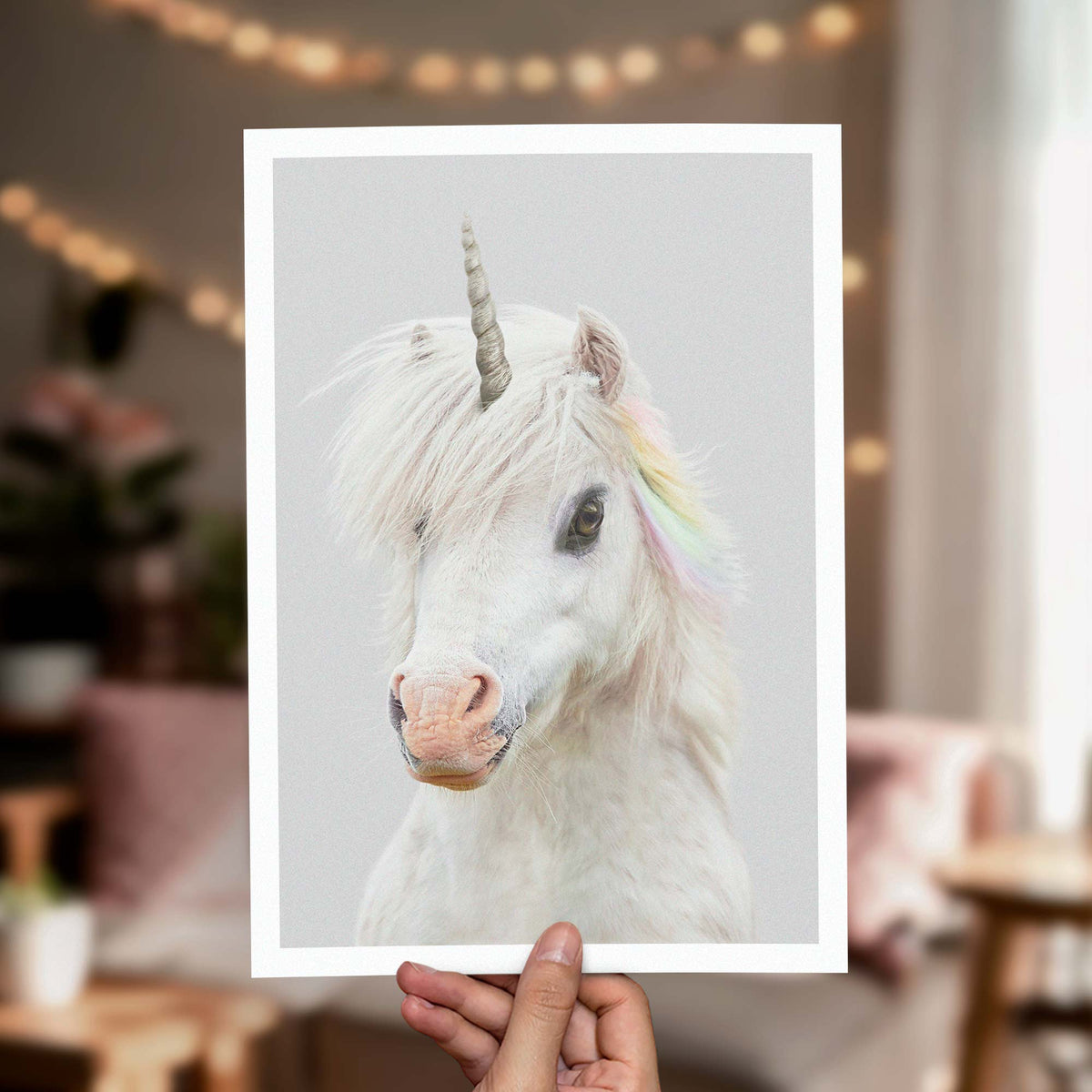 Unicorn - Nursery Animal Print