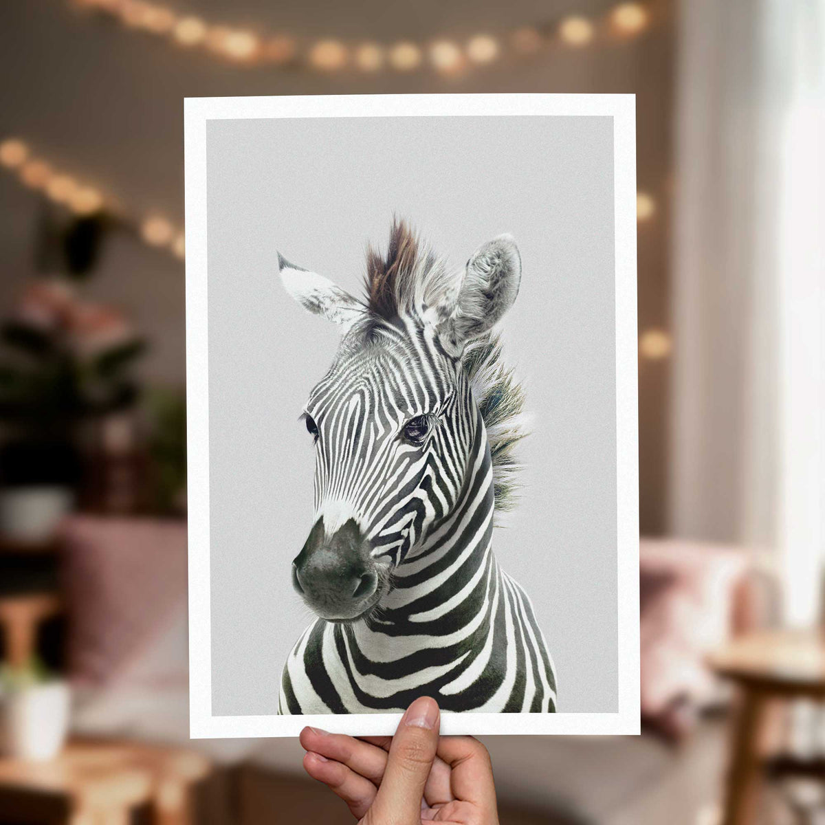 Zebra - Nursery Animal Print
