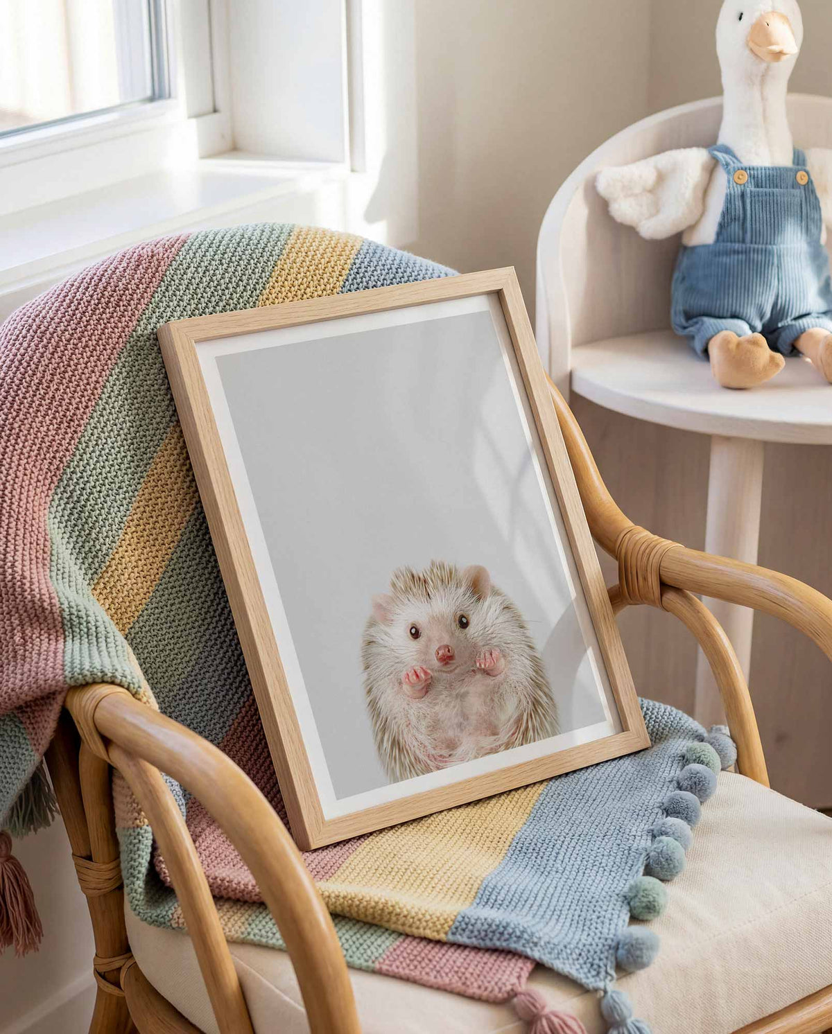 Baby Hedgehog - Nursery Animal Print