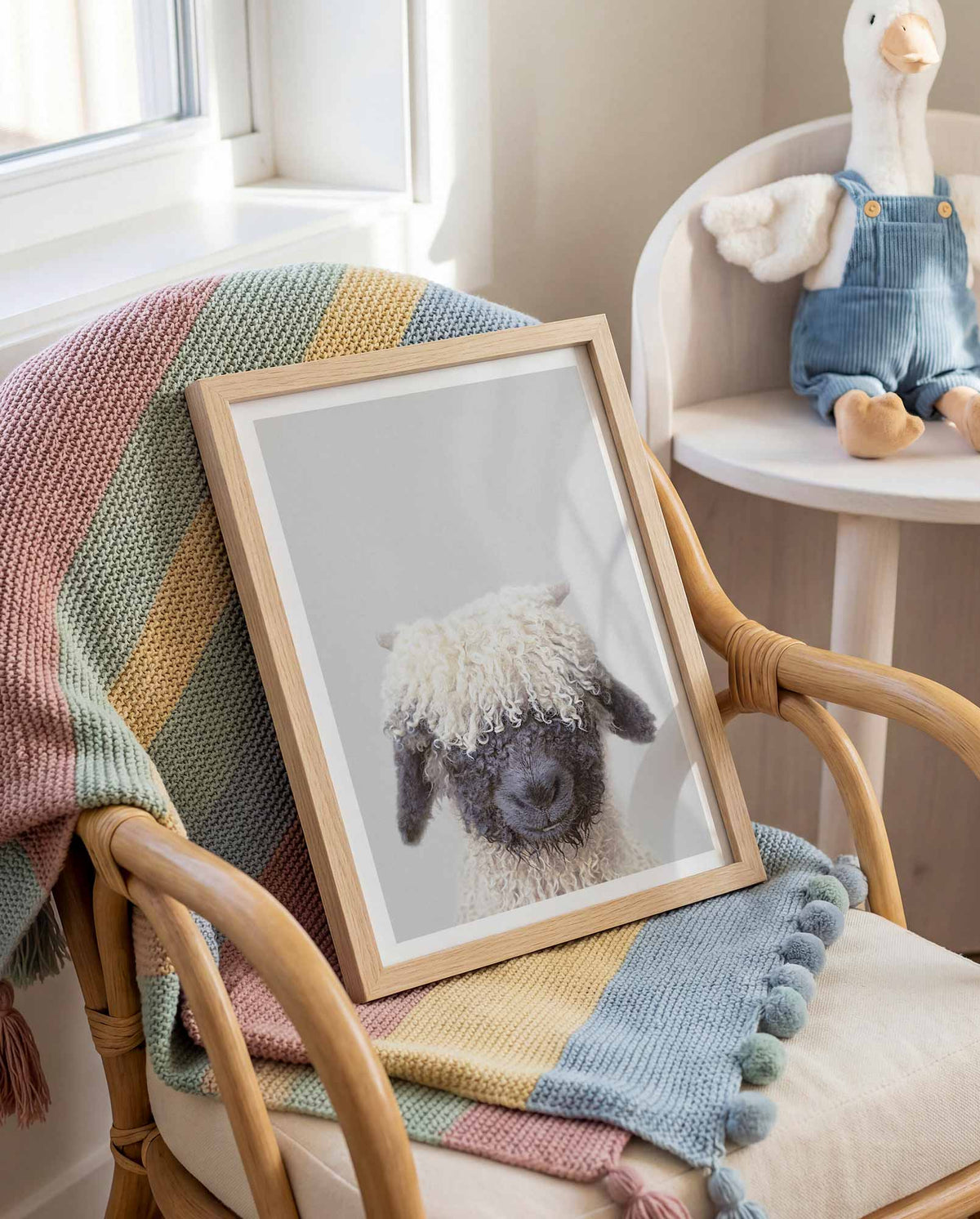 Black Nose Sheep - Nursery Animal Print