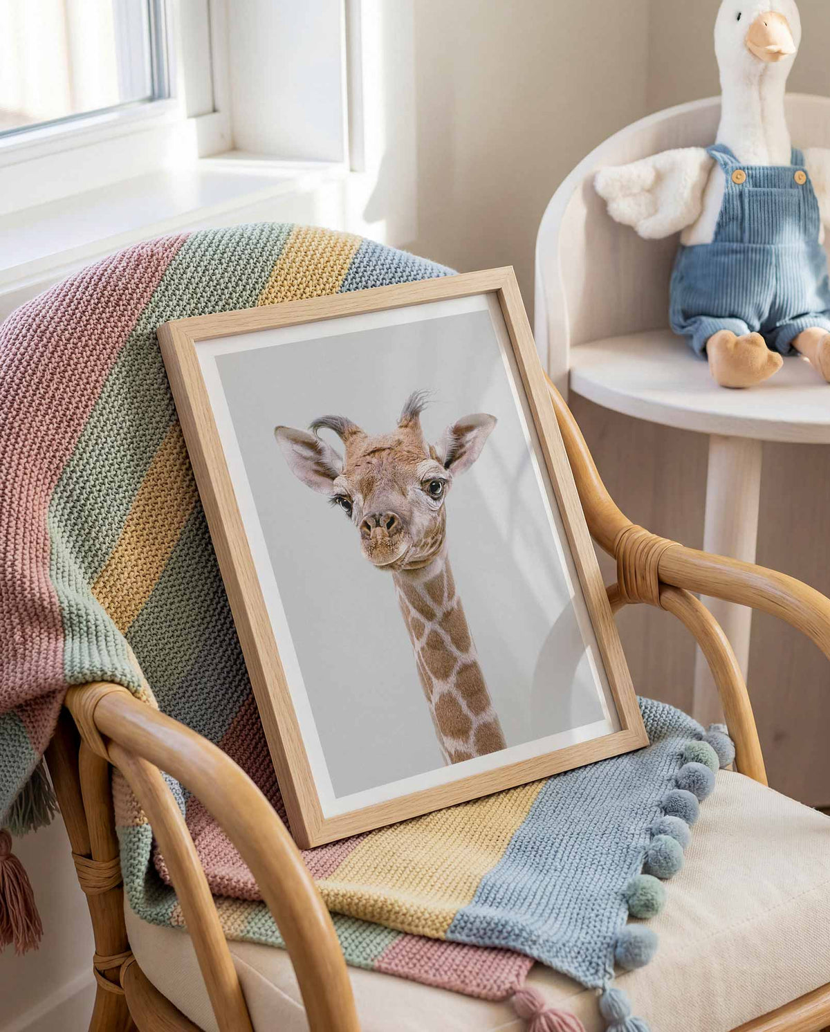 Giraffe - Nursery Animal Print