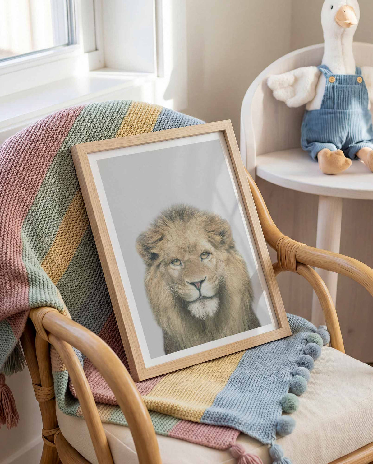 Lion - Nursery Animal Print