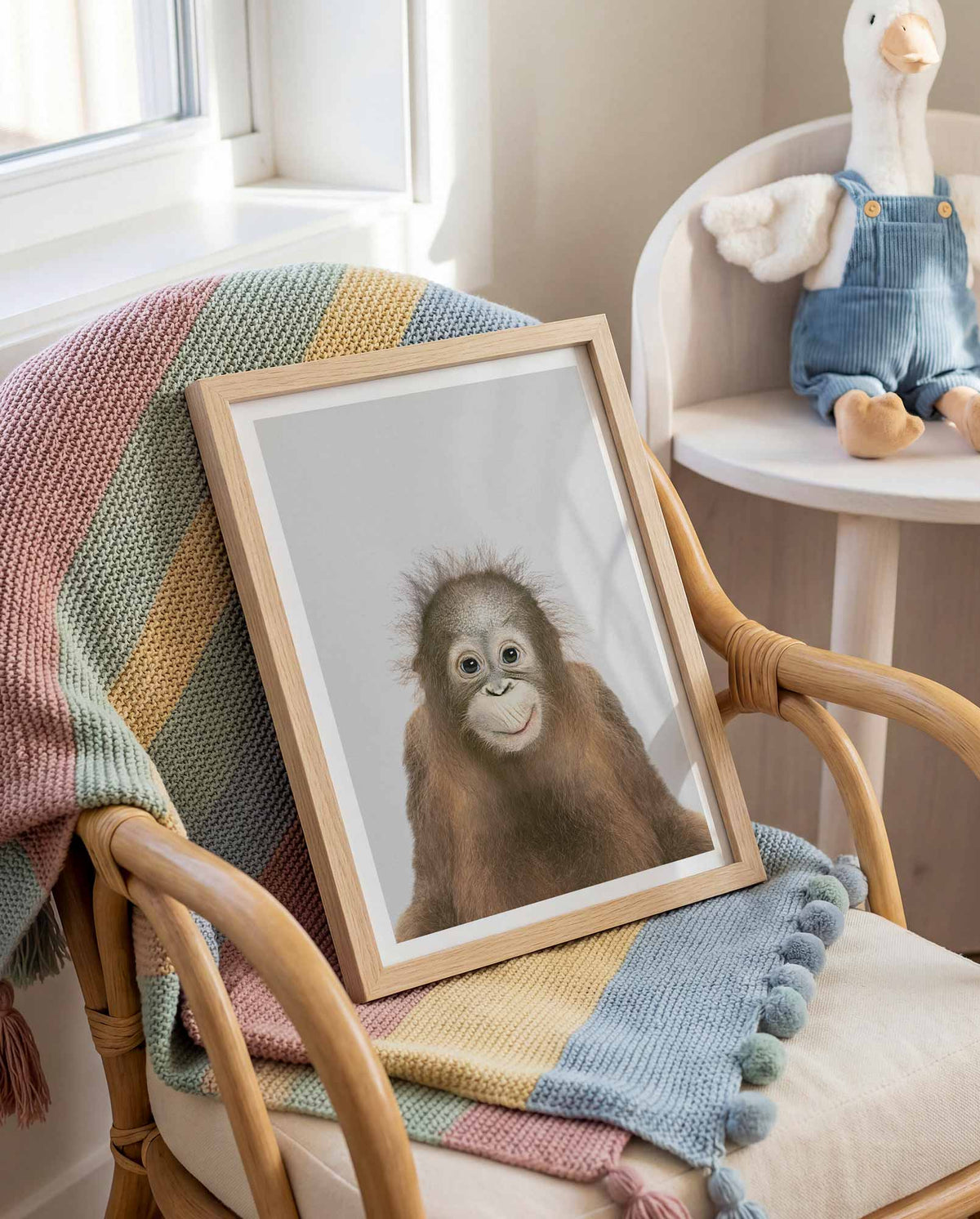 Orangutan - Nursery Animal Print