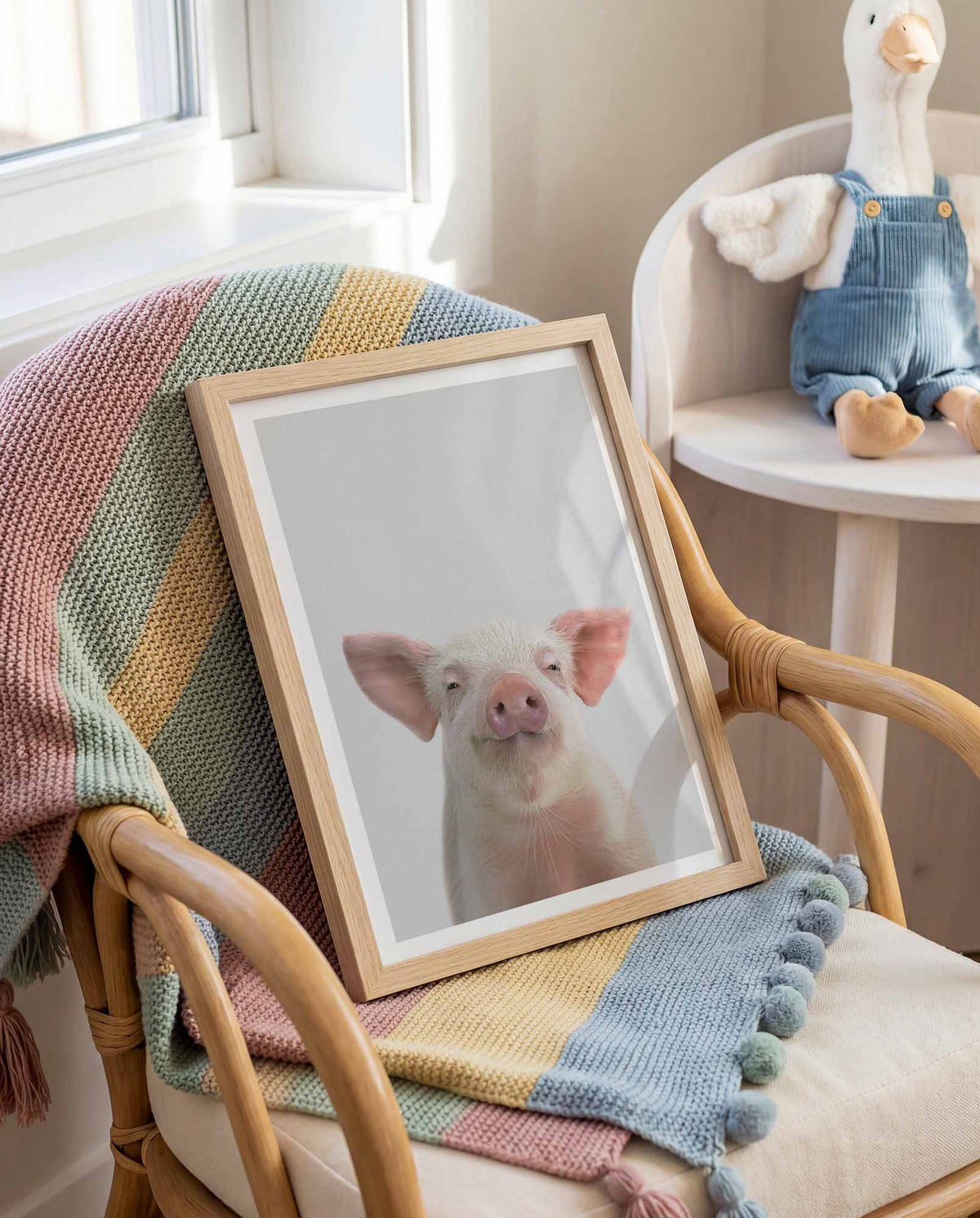 Piglet - Nursery Animal Print
