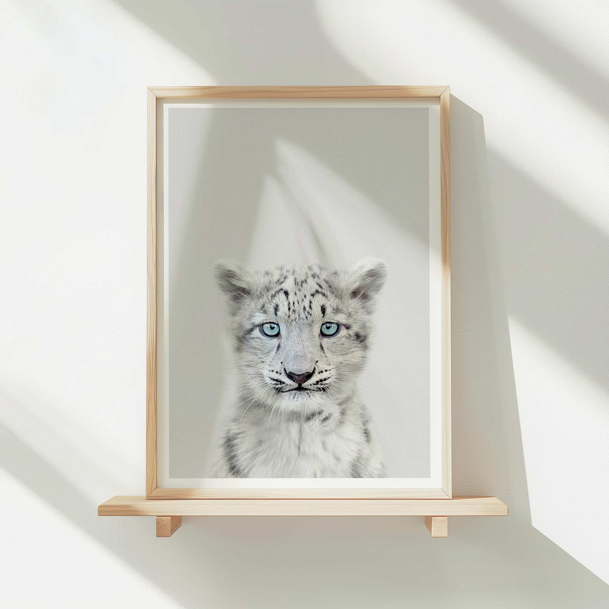 Snow Leopard - Nursery Animal Print