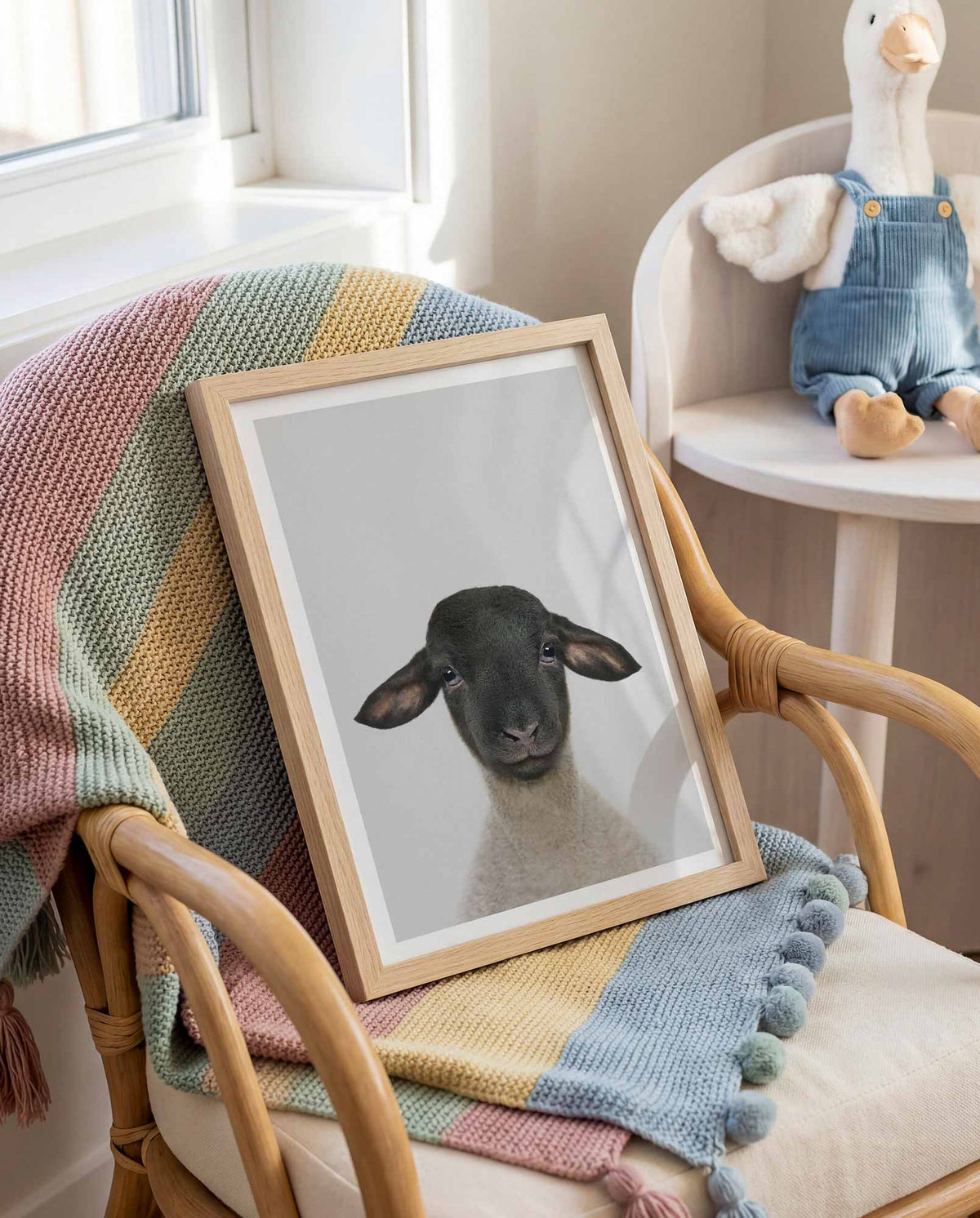 Suffolk Sheep - Nursery Animal Print