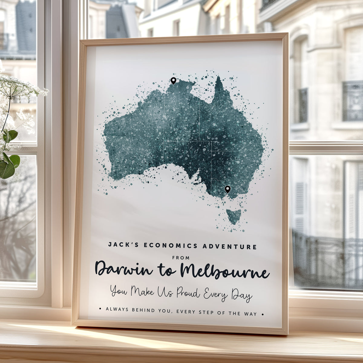 Personalised One Location Map Print v1.0