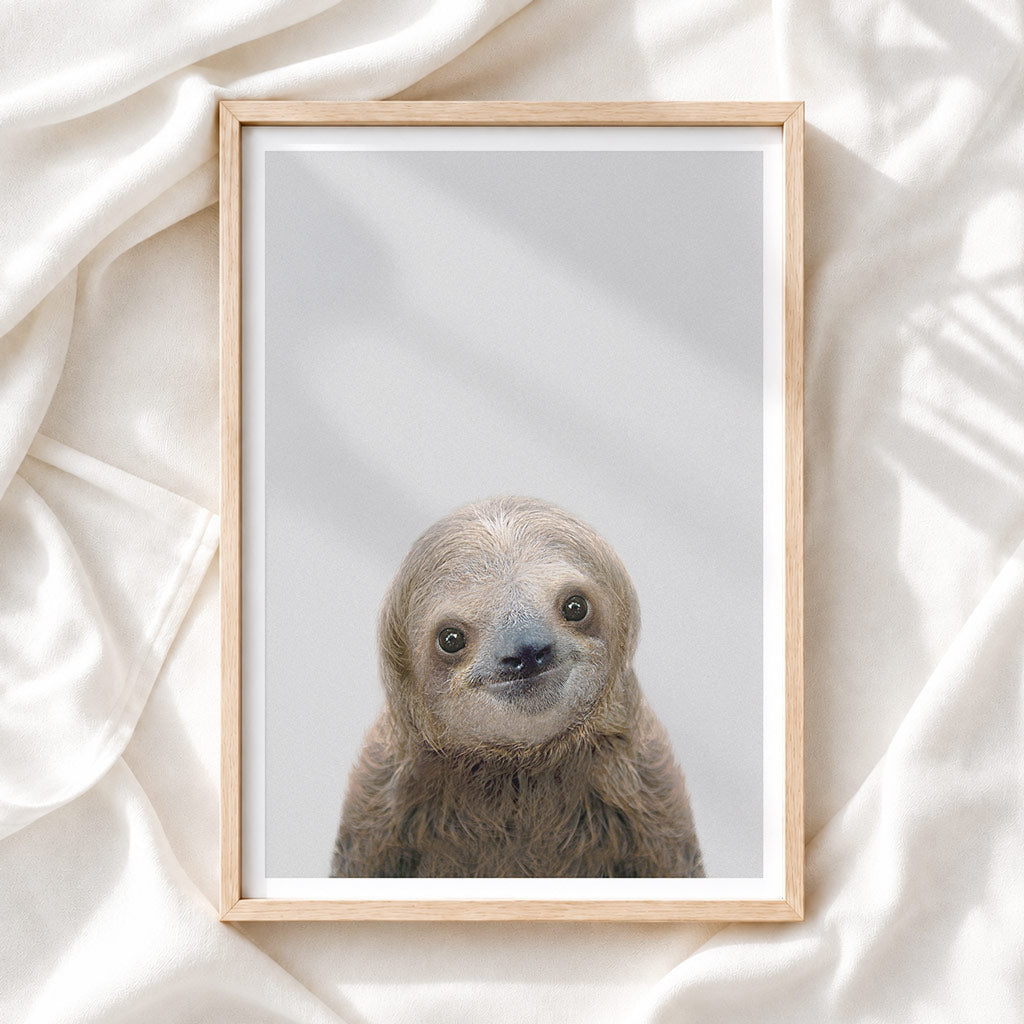 Sloth - Nursery Animal Print