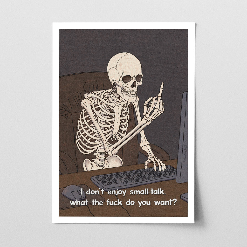 'Small Talk' - Art Print