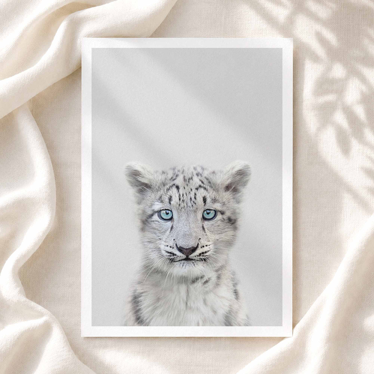 Snow Leopard - Nursery Animal Print