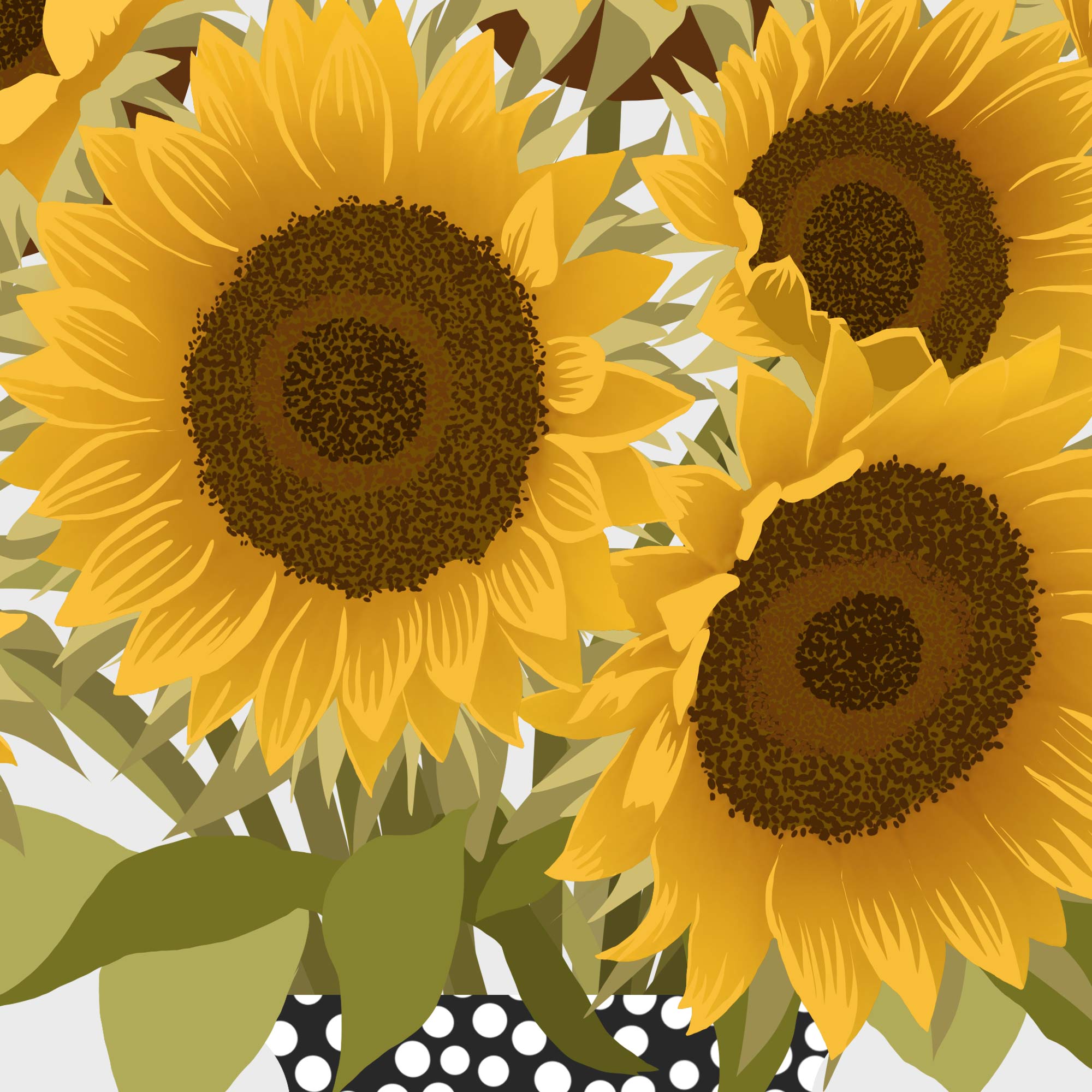 'Sunflowers' - Art Print