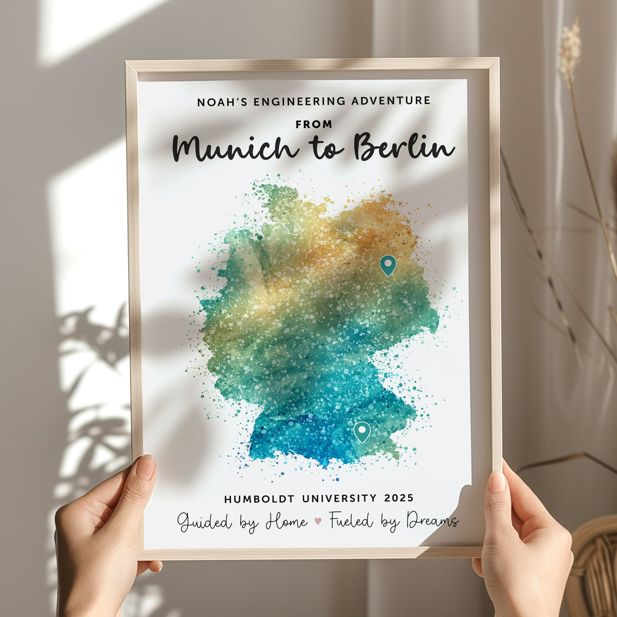 Personalised One Location Map Print v1.0