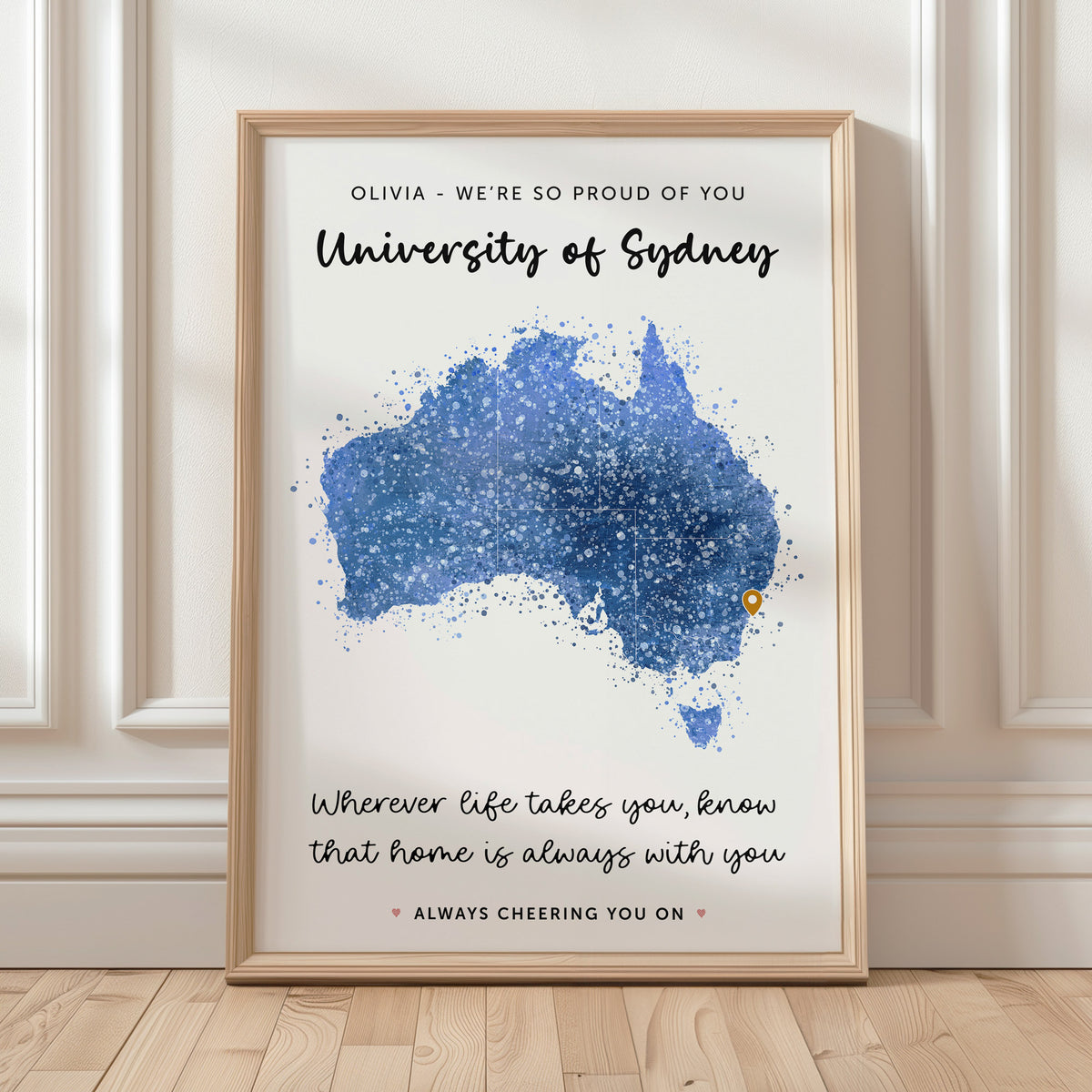 Personalised One Location Map Print v1.0