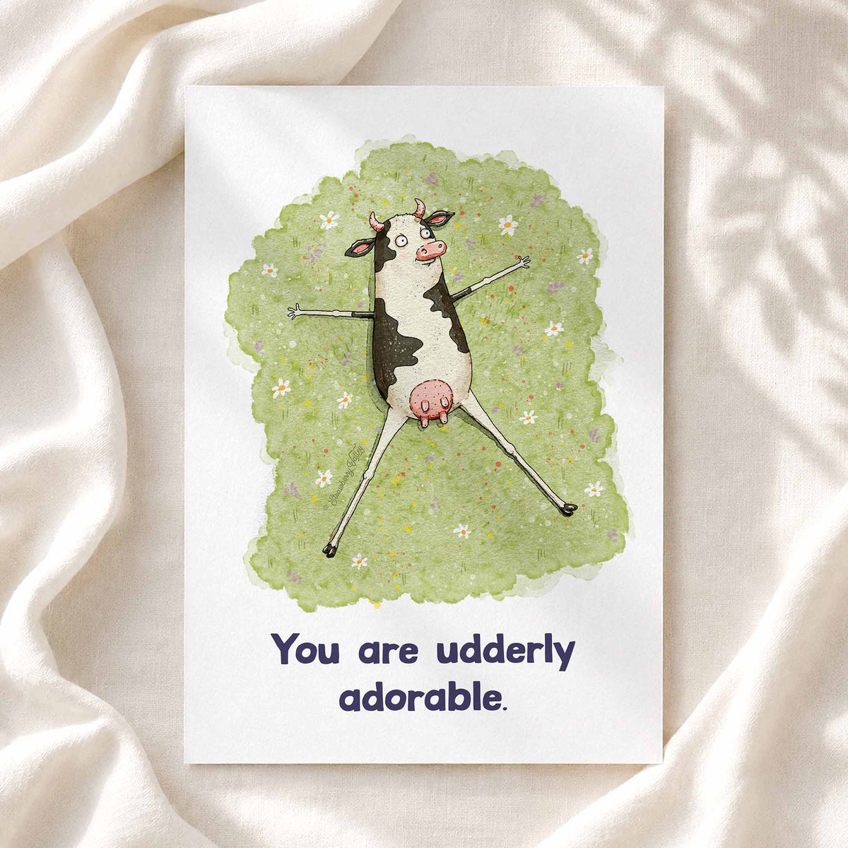 You Are Udderly Adorable - Art Print