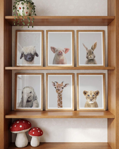 Piglet - Nursery Animal Print