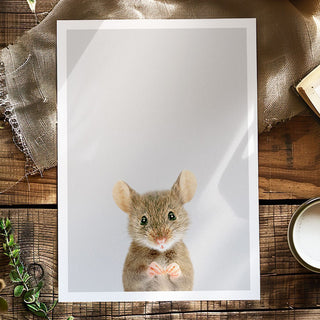 Wood Mouse Art Print