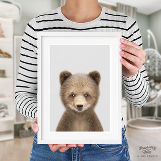 baby bear wall art