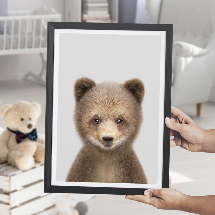 nursery animal prints baby bear