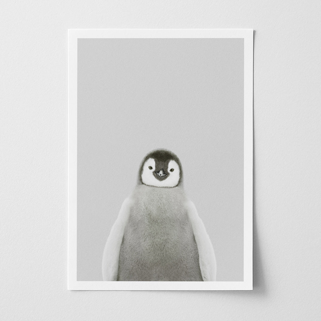 Baby Penguin Nursery Print - Adorable Arctic Animal Wall Art for Nurseries