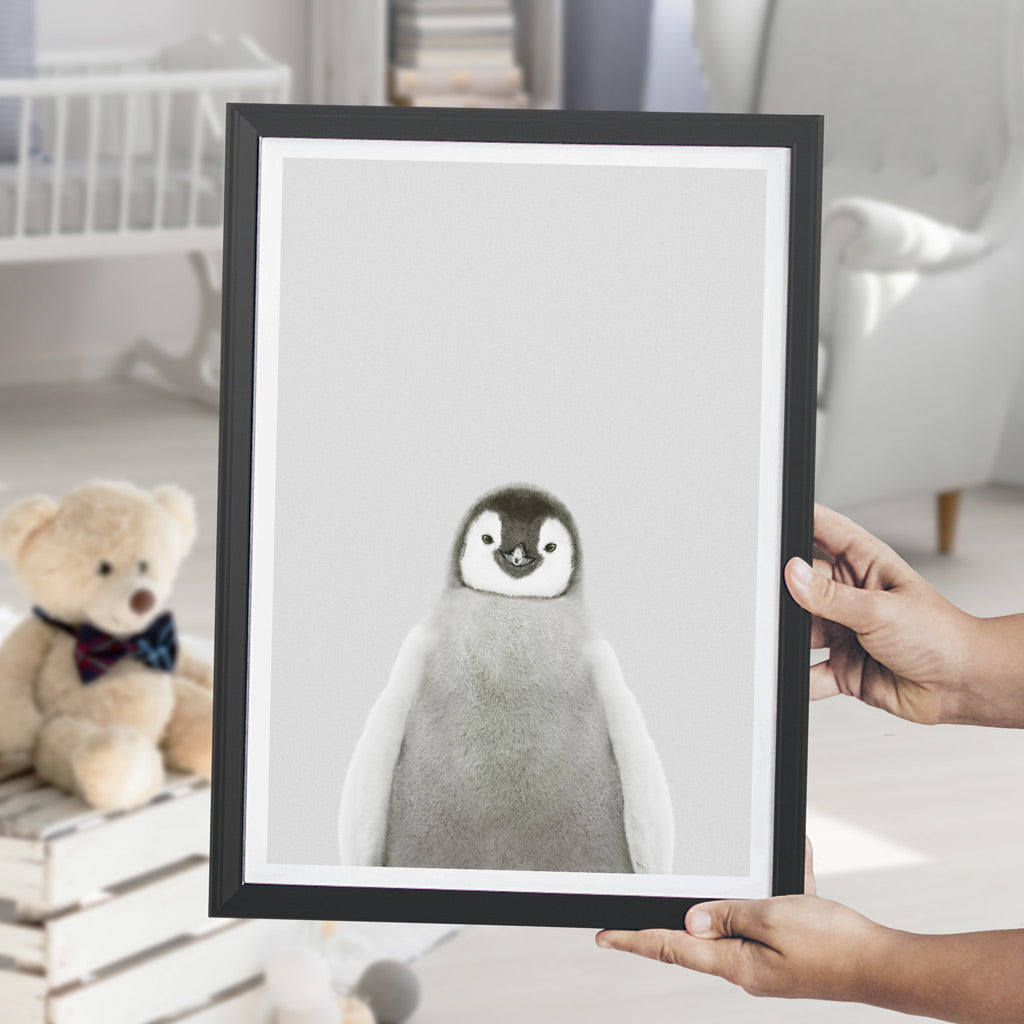 nursery animal prints baby penguin