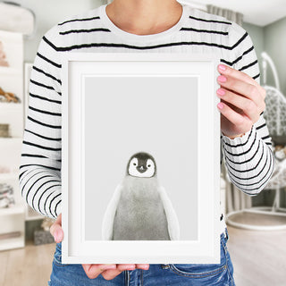 baby penguin wall art