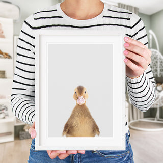 brown duckling wall art