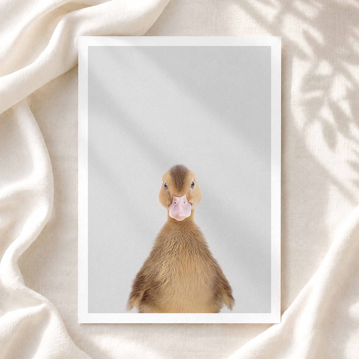 Brown Duckling - Nursery Animal Print