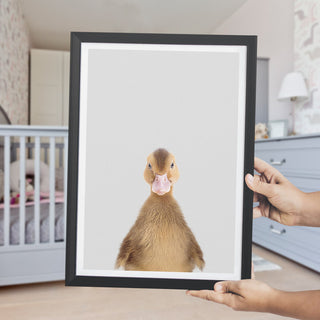 nursery animal prints brown duckling