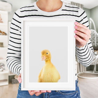 yellow duckling nursery decor 