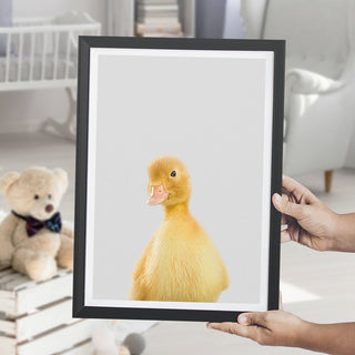 nursery animal prints yellow duckling