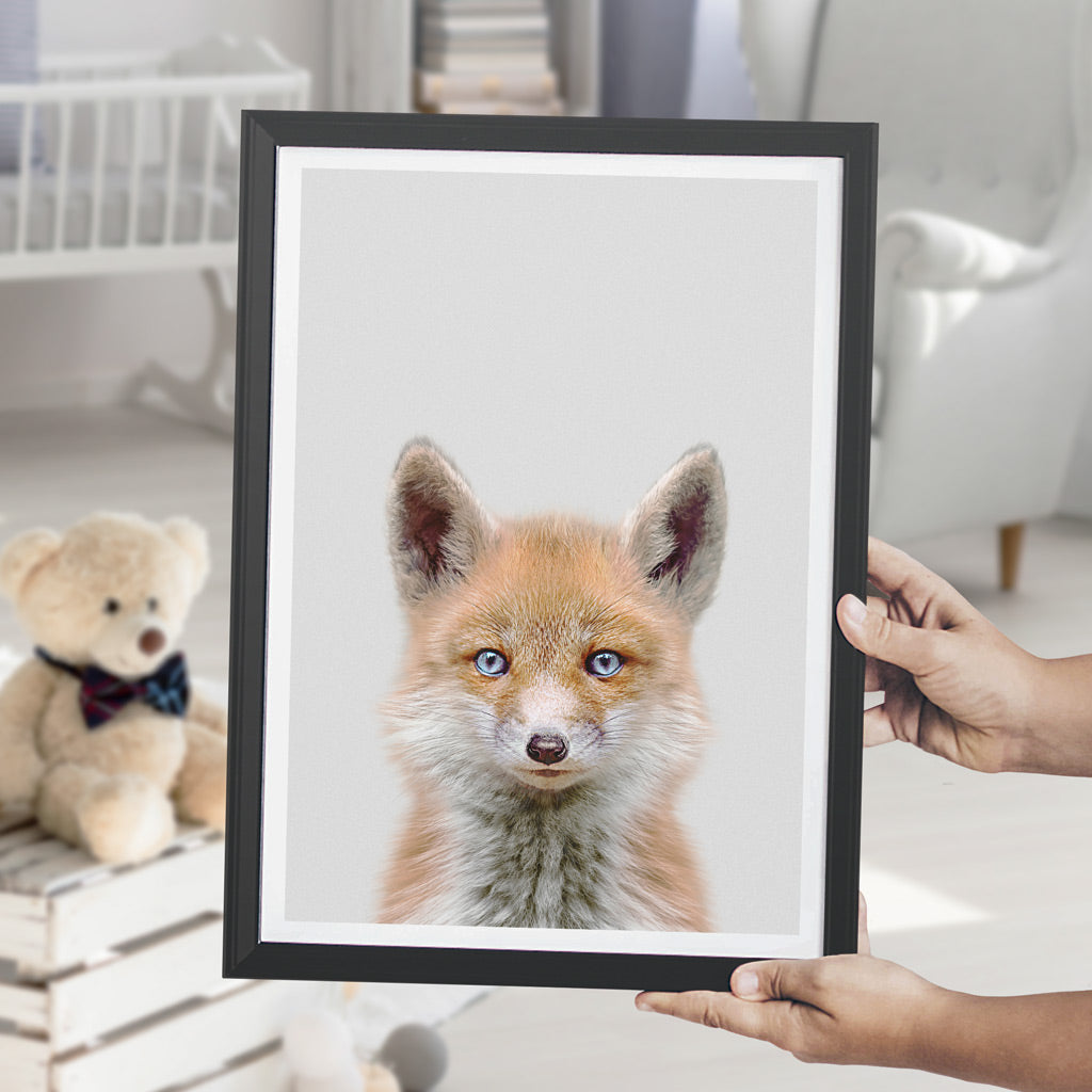 nursery animal prints fox